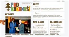 Desktop Screenshot of podkrkonosi.eu